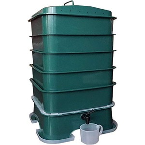 VermiHut Plus 5-Tray Worm Compost Bin – Easy Setup and Sustainable Design