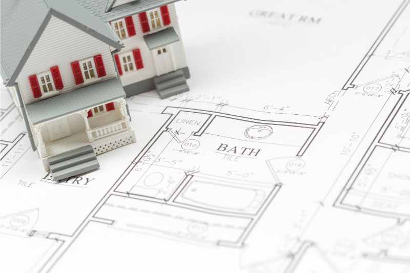 landscape plan of a house