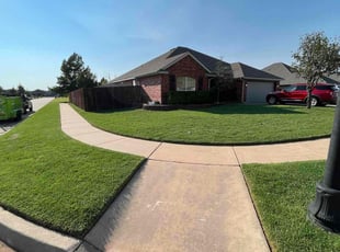 Landscaping by Kyle Brimson for Rachel R. in Mustang, OK
