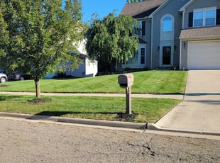 Sara M.'s Lawn Mowing service result