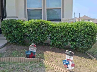 Bush Trimming by Ron & Marie Gray for Jacqueline P. in San Antonio, TX