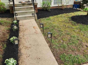 Landscaping by Mark Burke for LaNitra F. in Centreville, VA