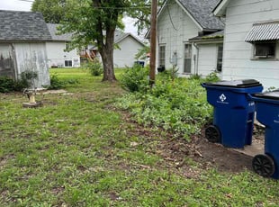 Bush Trimming by Chad Haslett for Dianna W. in Clearwater, KS