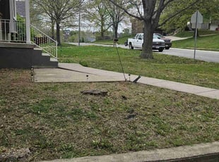 Leaf Removal by Mike Gibson for John A. in Blue Springs, MO