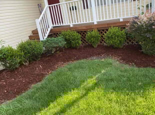Mulching by Brandon Russell for Deitre S. in Chesapeake, VA