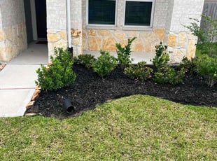 Mulching by Blayke Elder for Bryce G. in Tomball, TX