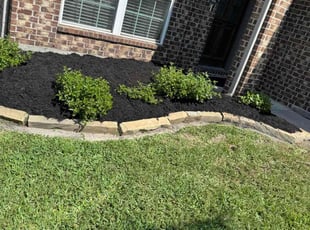 Mulching by Edwin Fernandez for Tiffany K. in Katy, TX