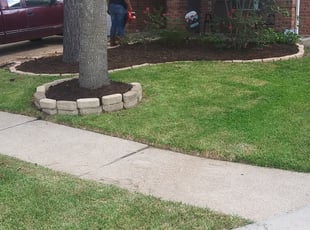 Landscaping by Clarence Bryant for Wes J. in Houston, TX