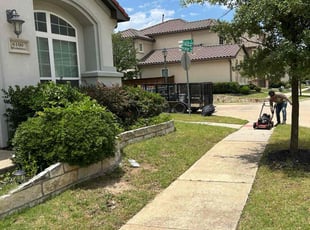 Weeding by Juan Garcia for Constantine M. in McKinney, TX