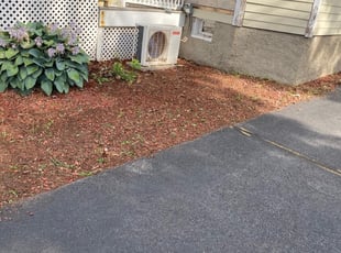 Landscaping by Percy Esteban Perez for Dr N. in Quincy, MA