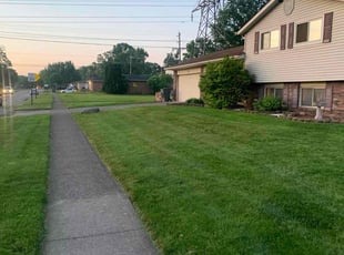 Chantrell J.'s Lawn Mowing service result