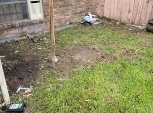 Weeding by Pamela Gomez for John C. in Houston, TX