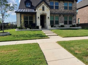 Dominique A.'s Lawn Mowing service result