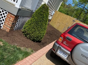 Mulching by Matthew Rutledge for Timothy L. in Glen Allen, VA