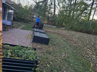 Leaf Removal by Gilles Nguimatsa for Michaela G. in New Brighton, MN