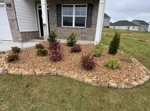 Landscaping by Derek Garcia for Carolynn P. in Locust Grove, GA