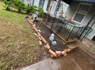 Weeding by Jorge Aguilar for Noa G. in Dallas, TX