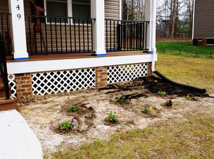 Landscaping by Chris Thomas for Teshia L. in Chesterfield, VA