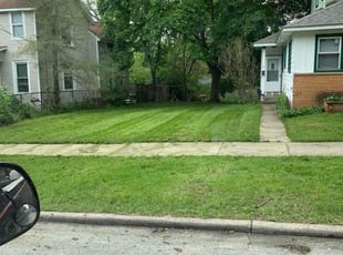 Sharla G.'s Lawn Mowing service result