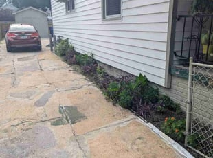 Weeding by Kym Jenkins for June C. in Portsmouth, VA