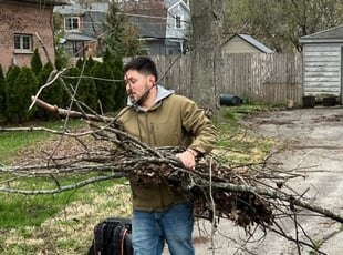 Leaf Removal by Matthew Sherwood for Deborah C. in Lake Zurich, IL