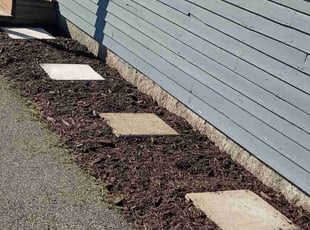 Mulching by Heaven Bonneau for Richelle Lynn J. in Standish, ME
