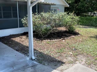Mulching by Sean Handy for Jackson P. in Bartow, FL