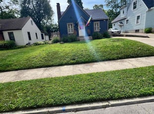 Kara B.'s Lawn Mowing service result