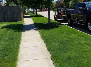 Jeff h.'s Lawn Mowing service result