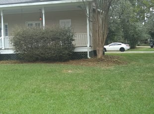 Weeding by Gerald Helmke for James H. in Mandeville, LA