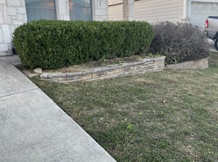 Bush Trimming by Blake Townley for Jameene W. in San Antonio, TX