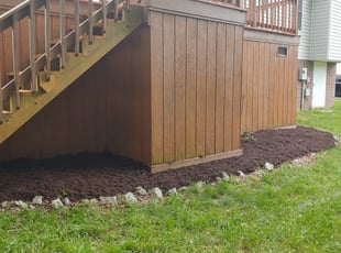 Mulching by Chris Thomas for Ricky L. in Midlothian, VA