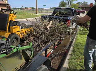 Leaf Removal by Chad Suenram for Brian P. in Wichita, KS