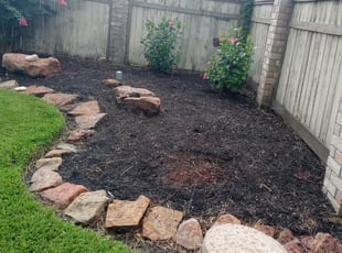 Landscaping by Sandra Ramirez for Katie K. in Houston, TX