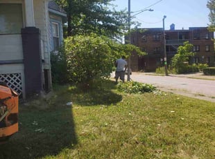 Bush Trimming by Richard Vonderau for Miracle G. in Cleveland, OH
