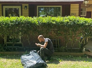 Bush Trimming by Justin Fields for Katrina M. in Shreveport, LA