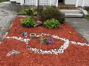 Landscaping by Andrew Perch for Pierre B. in Worcester, MA