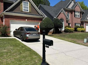 Bush Trimming by Jason Hembree for Brandon B. in Mableton, GA