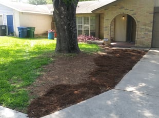 Mulching by Steve Hoffman for Tambre M. in San Antonio, TX