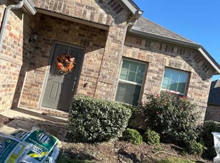 Landscaping by Patrick Stewart for Leslie T. in McKinney, TX