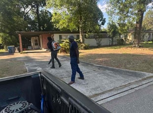 Leaf Removal by Delson Auguste for Yulanda G. in Jacksonville, FL
