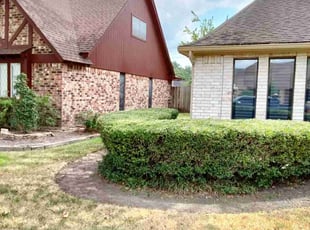 Bush Trimming by Aaron Johnson for Alina G. in Pasadena, TX