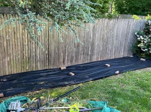 Landscaping by Iran Santiago for Mark M. in West Hartford, CT