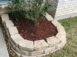 Mulching by Brett Knapp for Heather E. in Fort Worth, TX