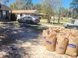 Leaf Removal by Erik Petersen for Jeremy C. in Pensacola, FL