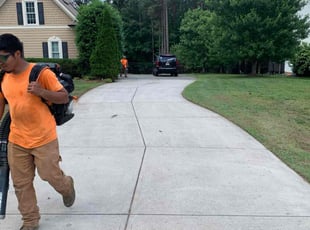 Weeding by Scott Heslin for Alec L. in Youngsville, NC