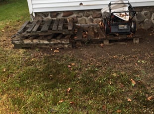 Leaf Removal by Raymond DiFrancesco for Hugh J C. in Bristol, CT