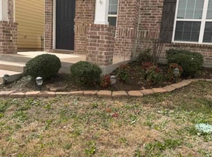 Landscaping by Dusty Posey for Melvin G. in Aubrey, TX
