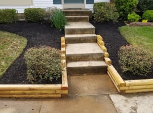 Mulching by Miguel Santos for Hilary R. in Gaithersburg, MD