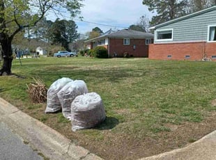 Leaf Removal by Marvin White for Estrella M. in Norfolk, VA